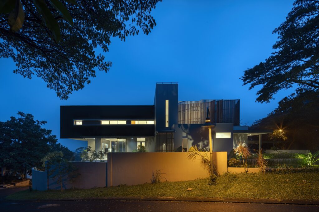 A House Shaped by Light and Landscape, Sentul, Indonesia
